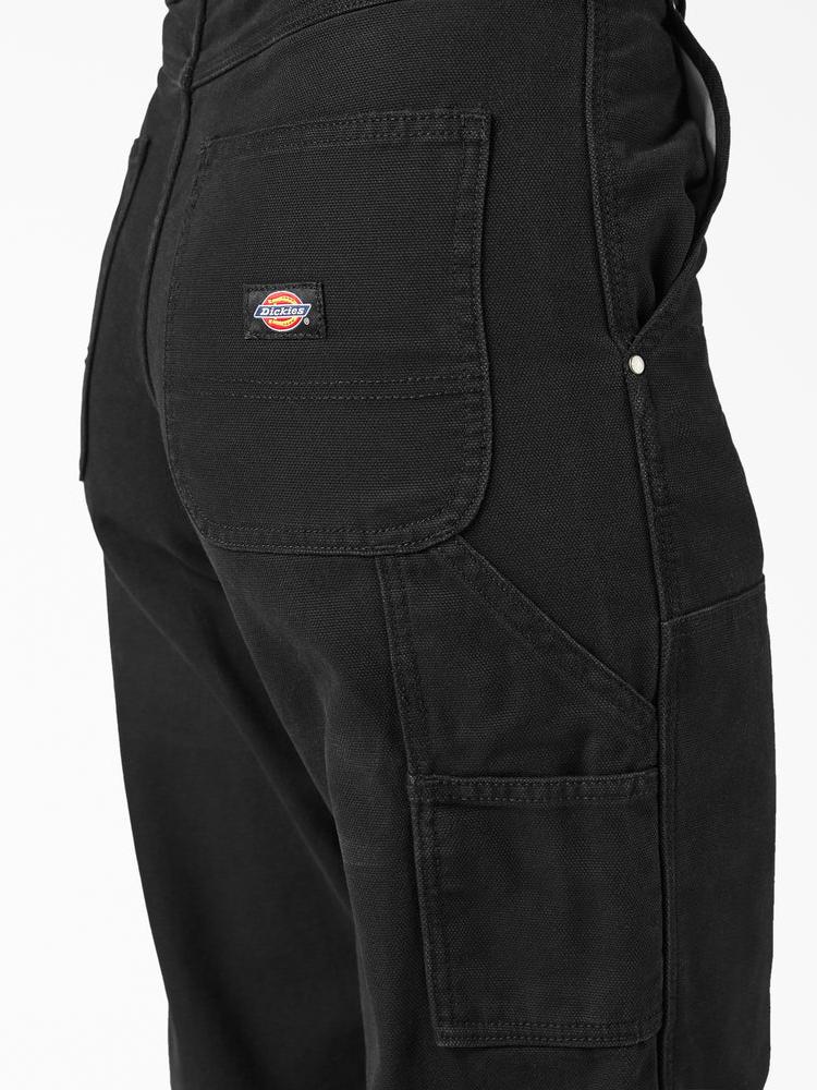 DICKIES DOUBLE KNEE CANVAS PANT BLACK