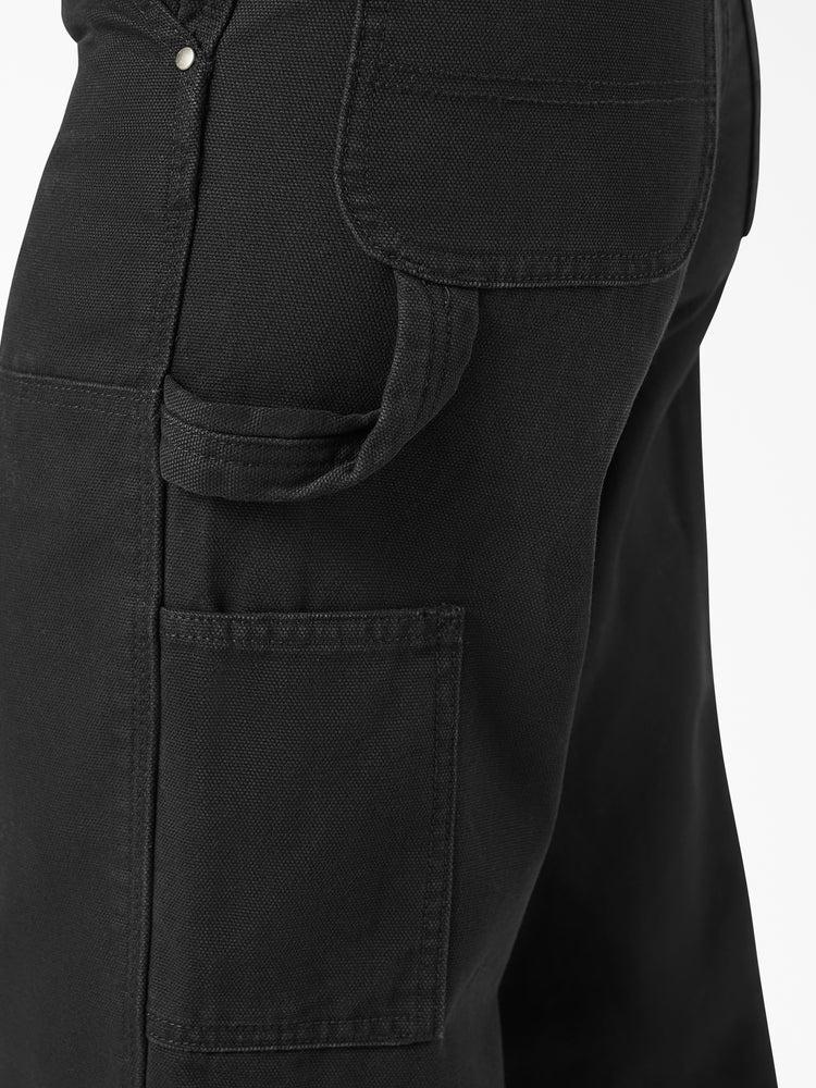 DICKIES DOUBLE KNEE CANVAS PANT BLACK