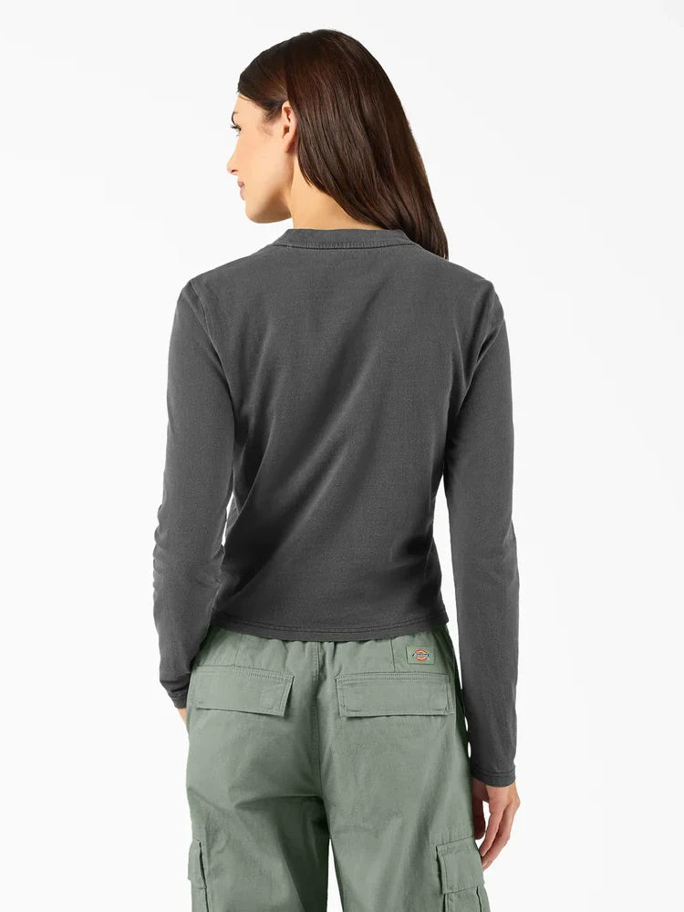 DICKIES CHRISTIANA LONG SLEEVE T-SHIRT BLACK