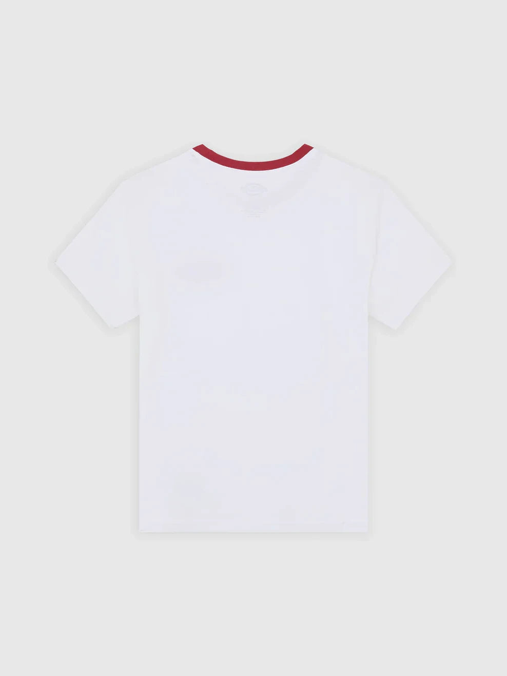 DICKIES PLAINVILLE RINGER TEE WHITE