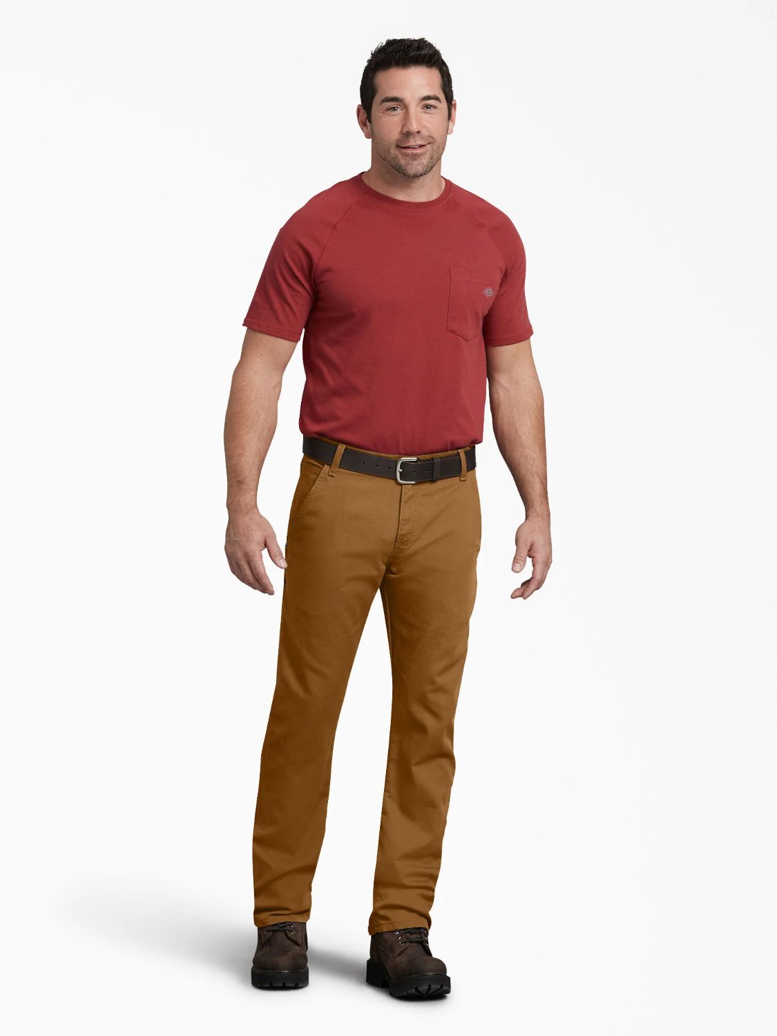 DICKIES REGULAR FIT DUCK CARPENTER PANT BROWN DUCK