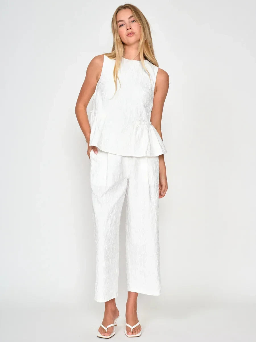 dRA SELAH PANT WHITE
