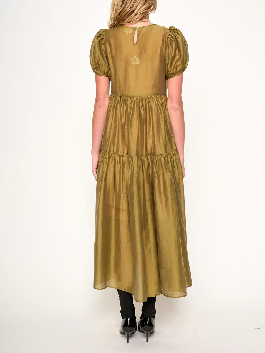 dRA ARIA DRESS CHARTREUSE