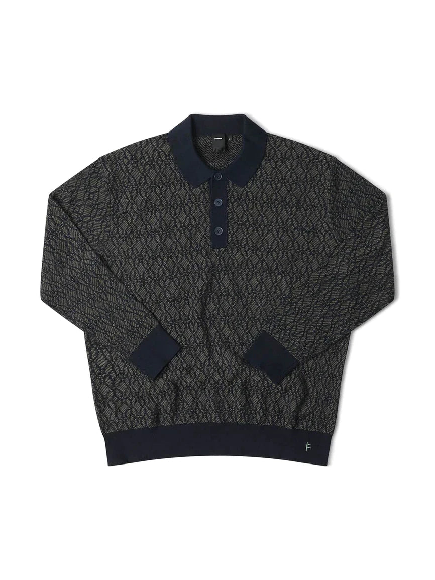 FORMER EXPANSION KNIT POLO ARMY NAVY