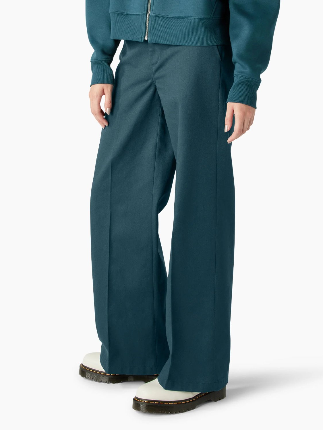 DICKIES WIDE LEG WORK PANT REFLECTING POND