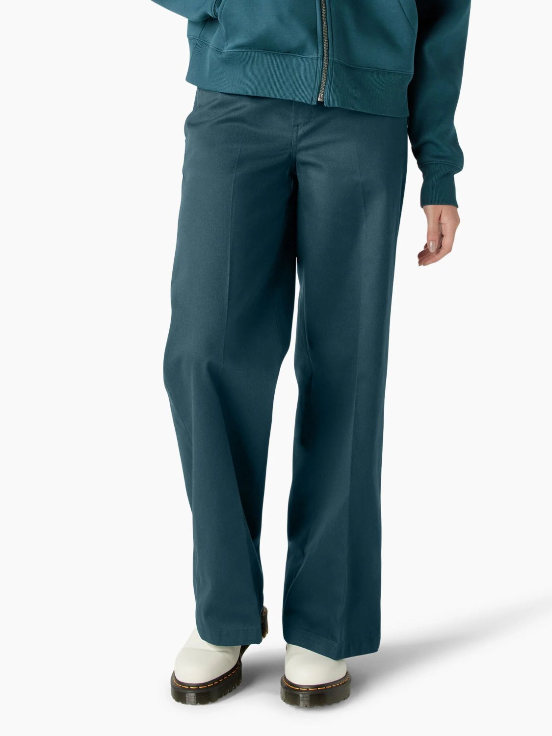 DICKIES WIDE LEG WORK PANT REFLECTING POND