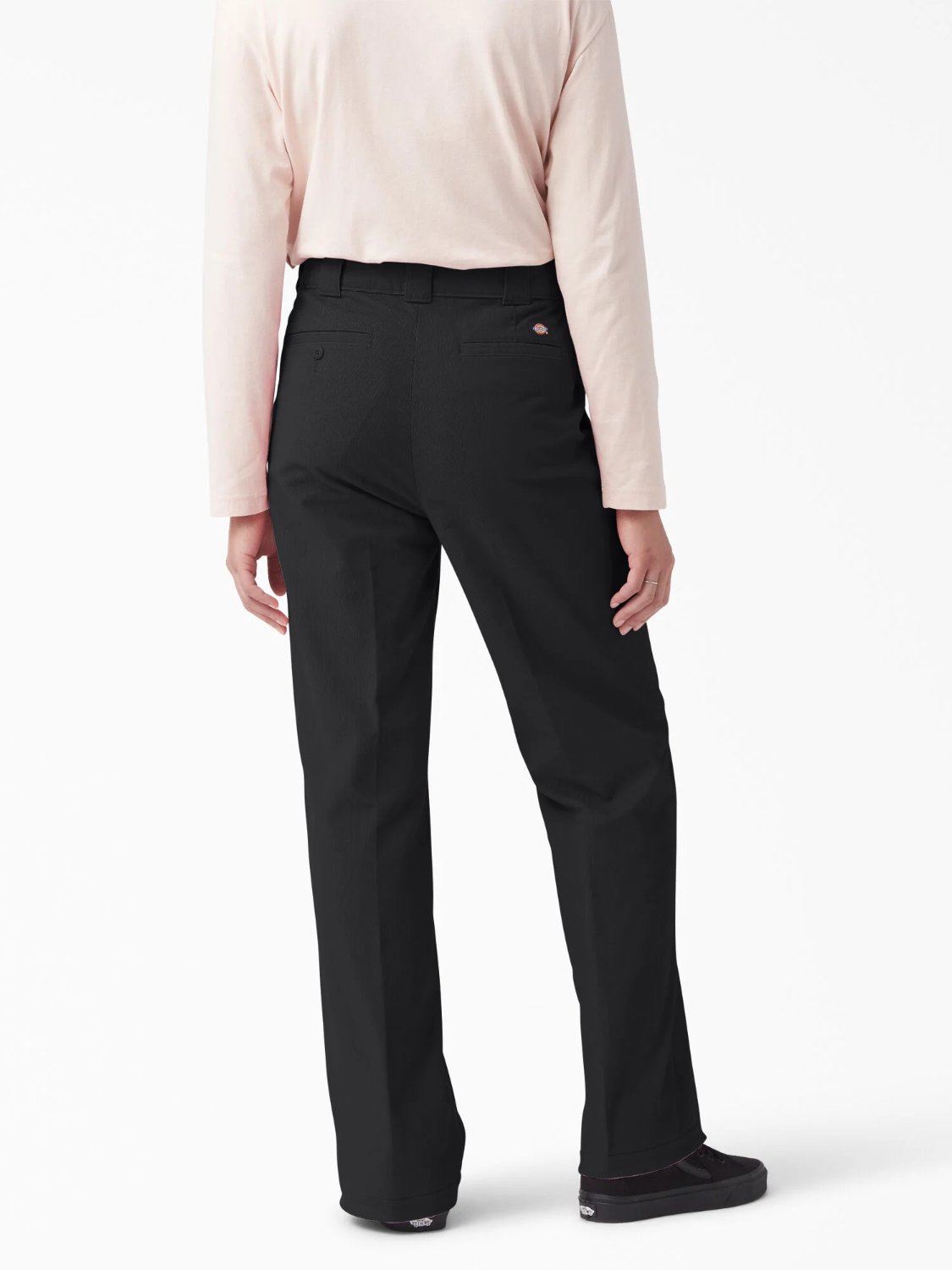 DICKIES HALLEYVILLE CORDUROY WIDE LEG PANT BLACK