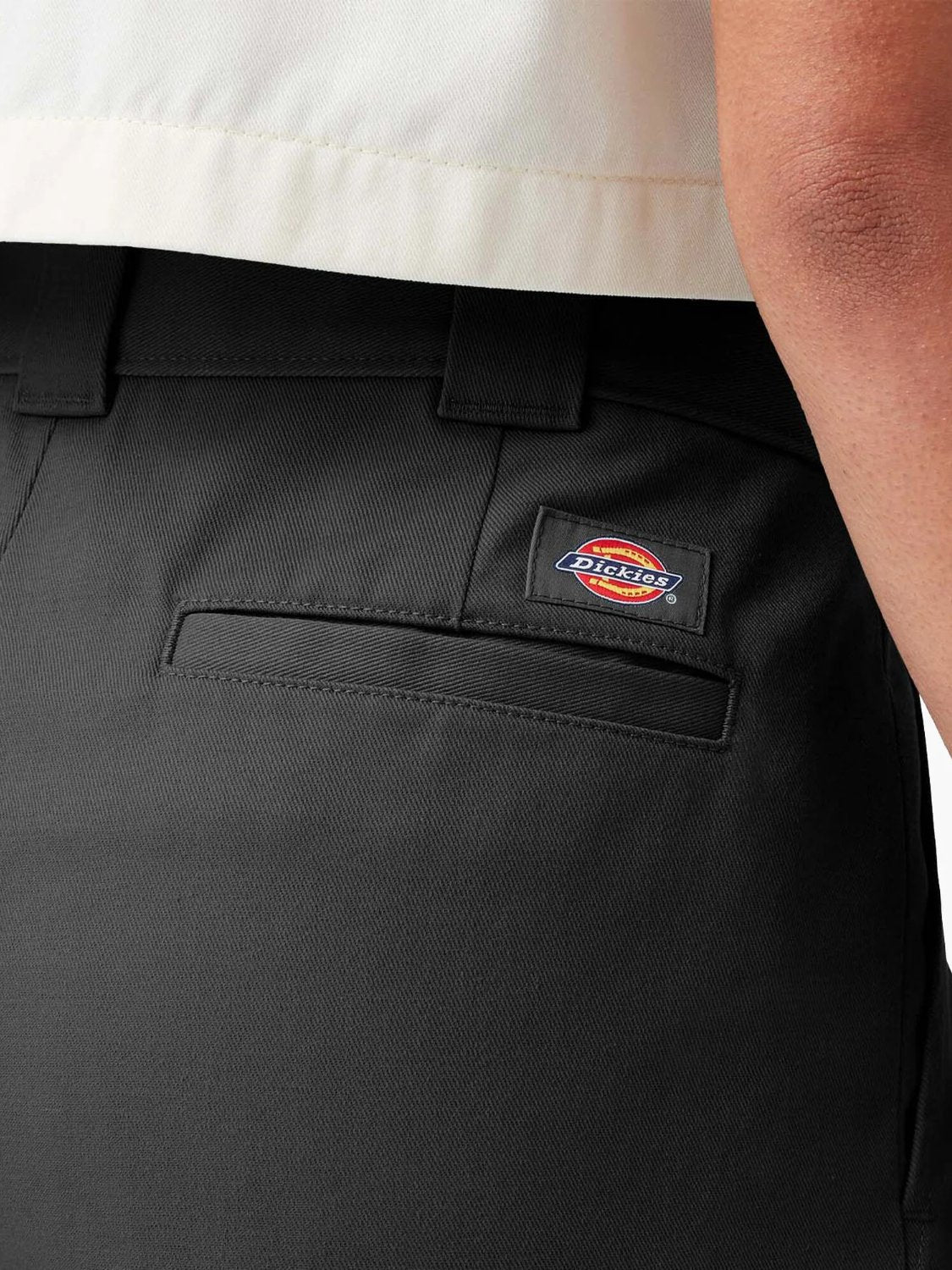 DICKIES REGULAR FIT CROPPED PANT RINSED BLACK