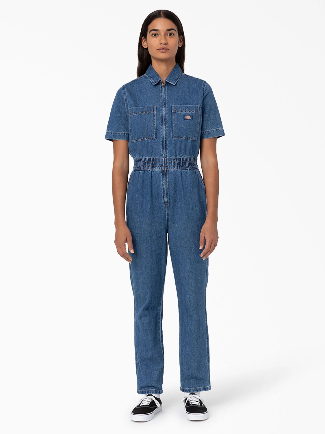 DICKIES HOUSTON DENIM COVERALL CLASSIC BLUE