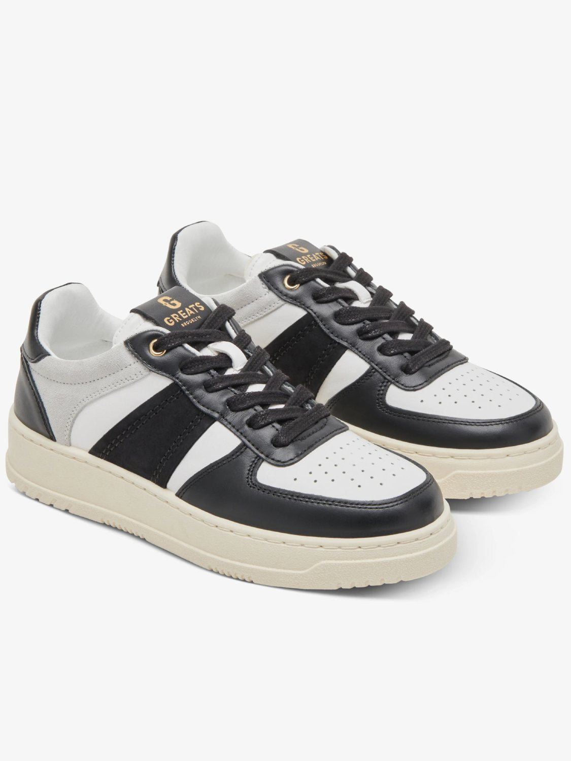 GREATS ST. JAMES LOW WHITE/BLACK