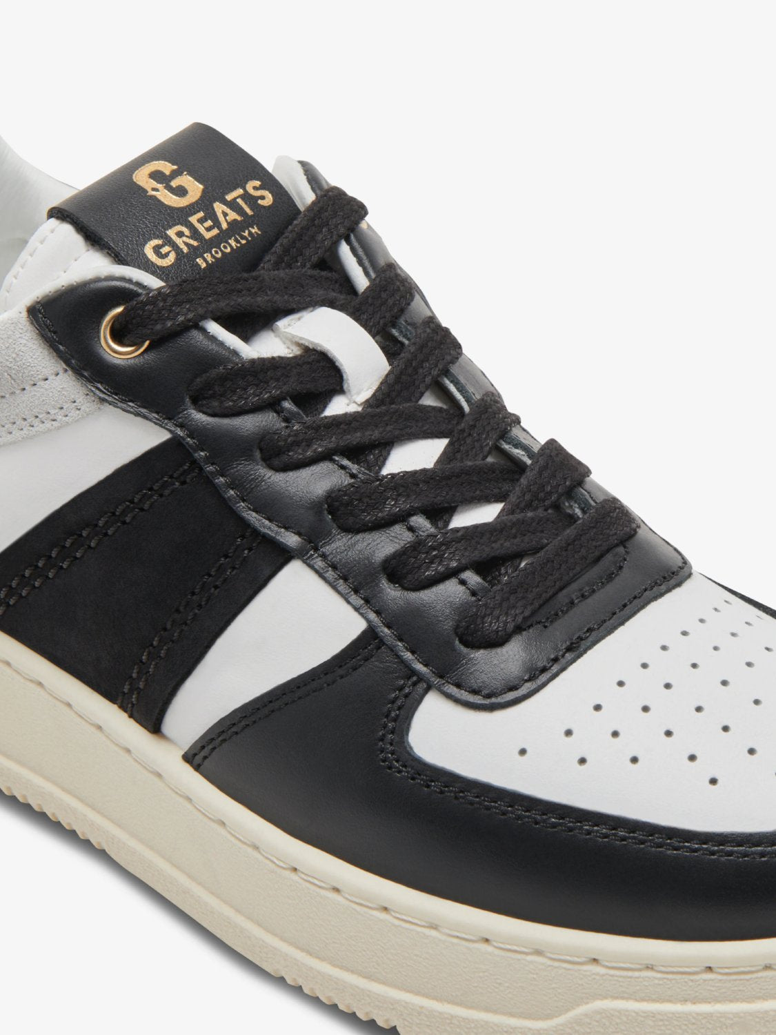 GREATS ST. JAMES LOW WHITE/BLACK