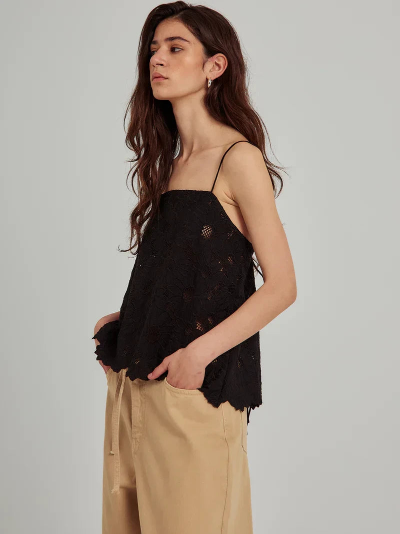 NORR HANNALI WIDE BELT JEANS LT SAND