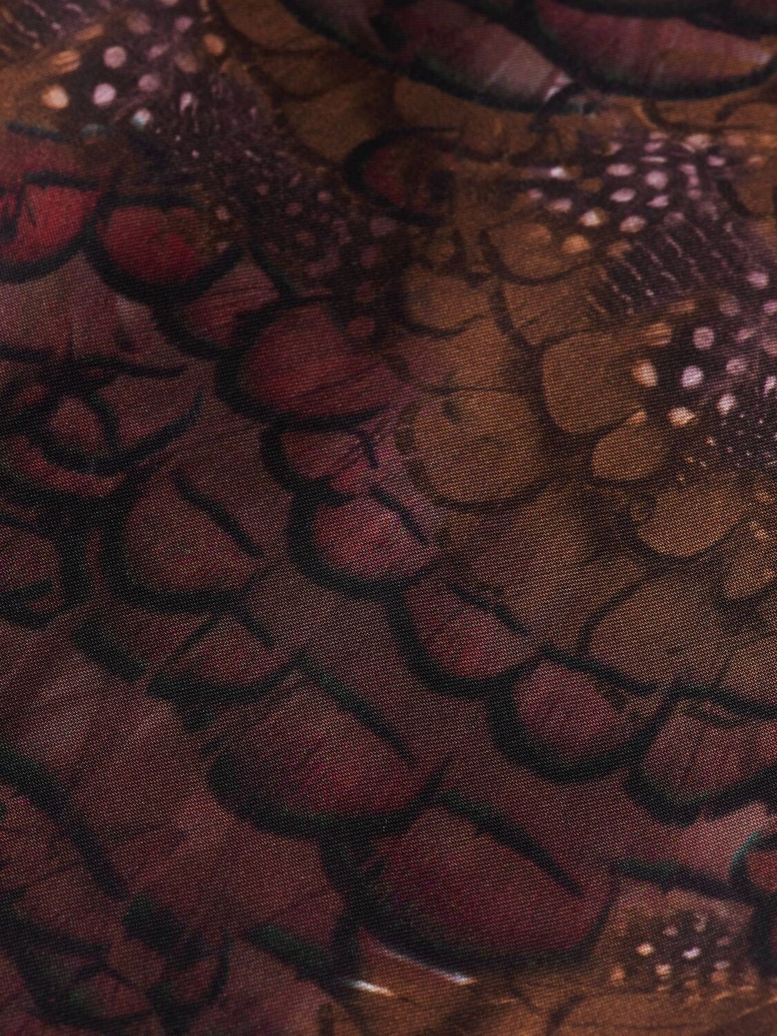 SCOTCH & SODA WOVEN CAMISOLE FEATHER BORDEAUX
