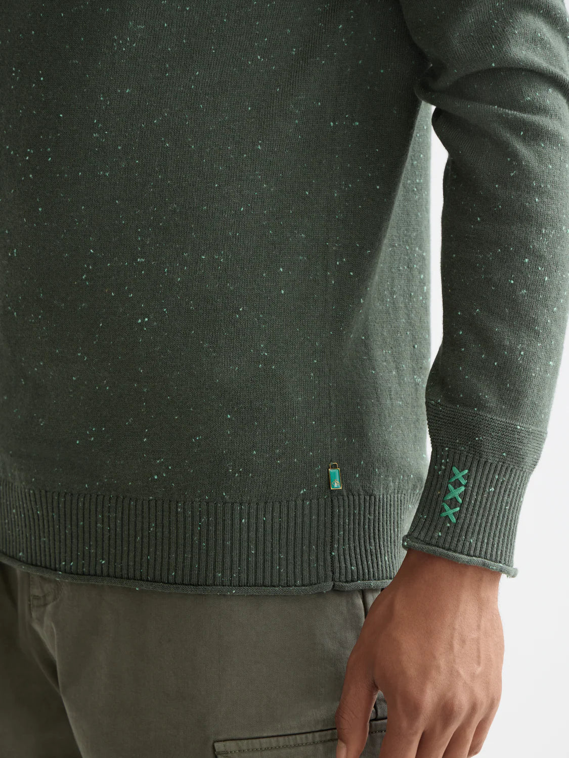 S&S NEPS WOOL BLEND PULLOVER THYME