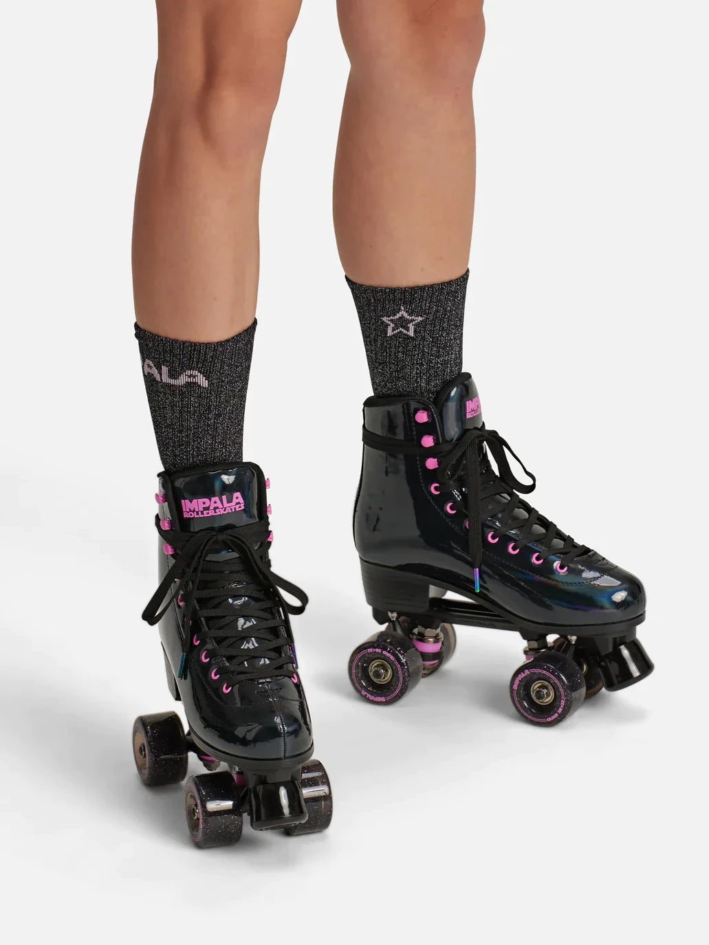 IMPALA QUAD SKATE BLACK HOLOGRAPHIC 