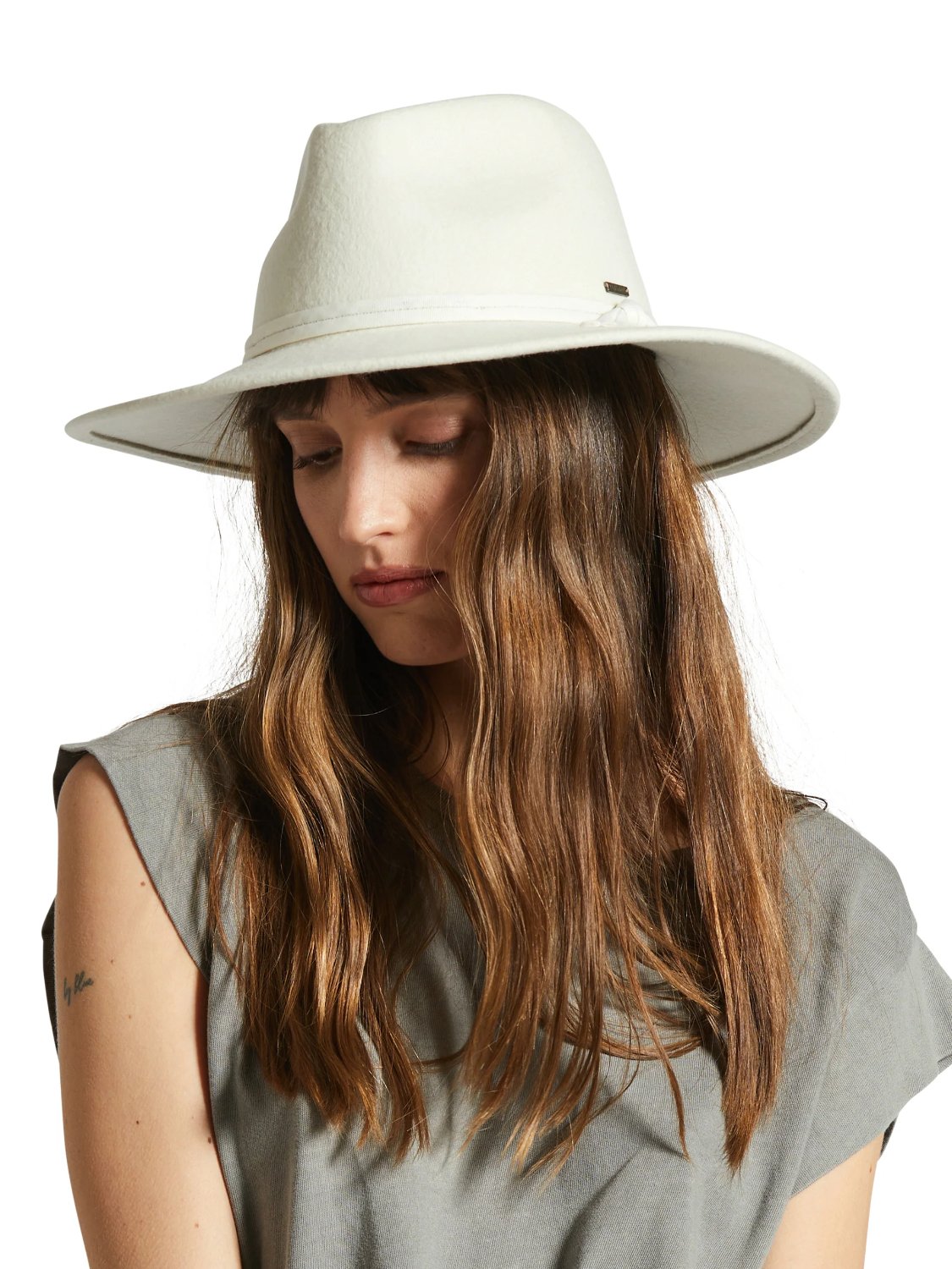 Brixton Joanna Felt Packable Hat OFF White / S