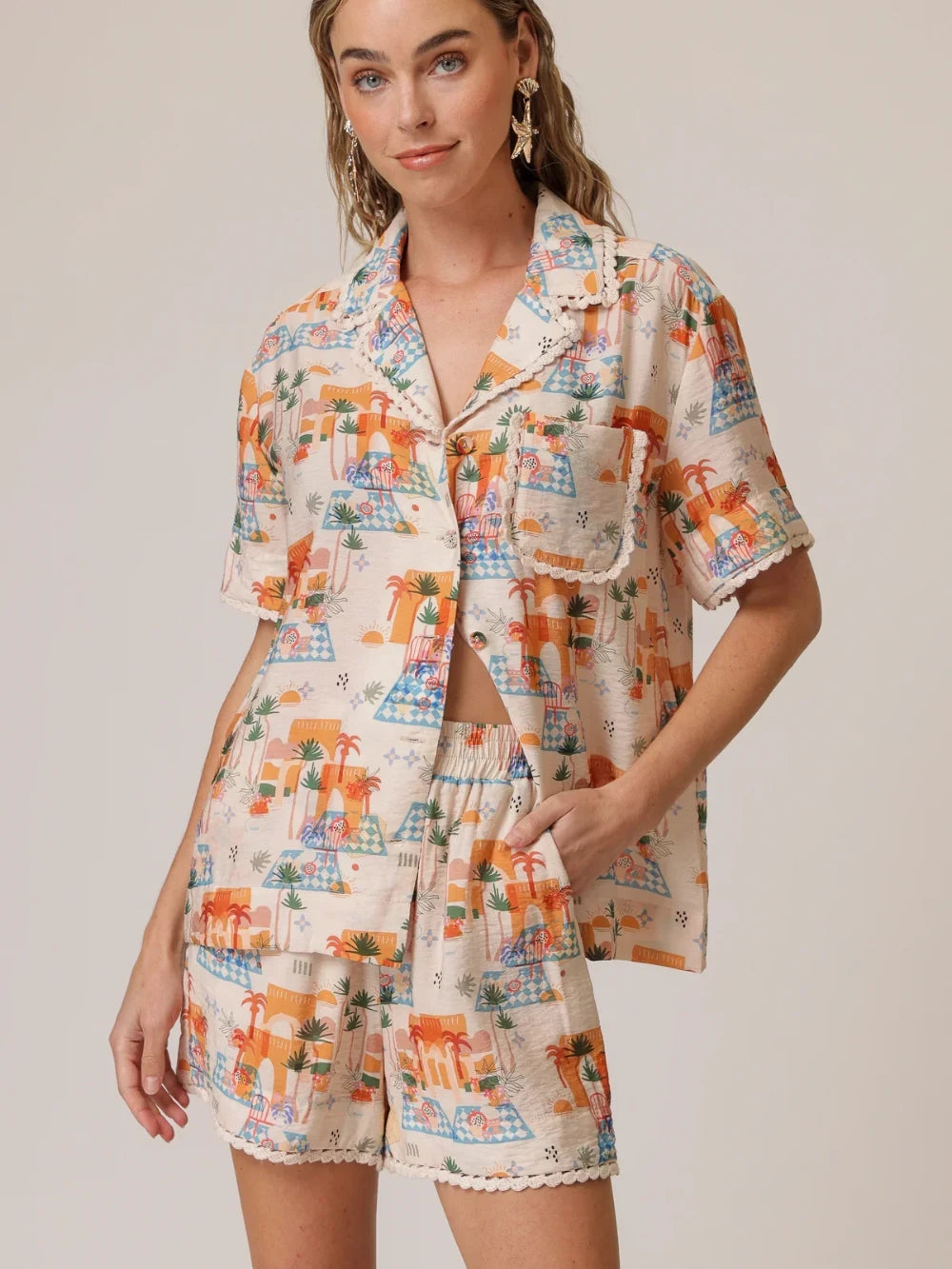 LINE & DOT PAYTON SHIRT MULTI