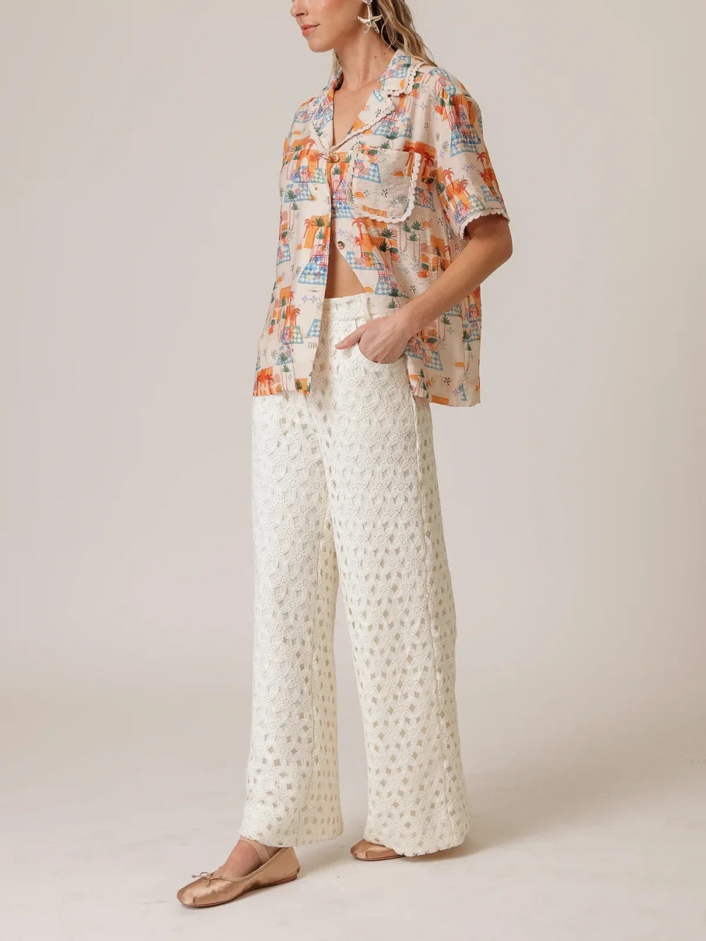 LINE & DOT PAYTON SHIRT MULTI