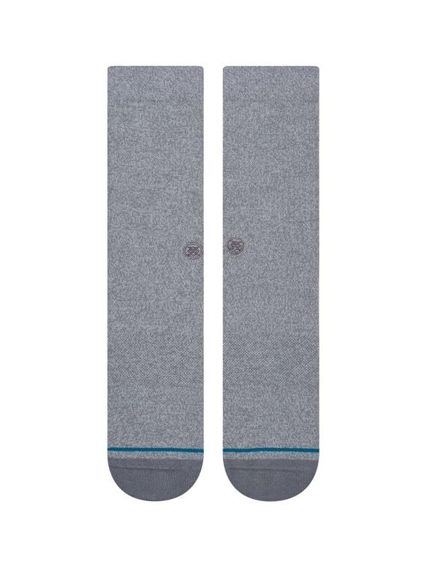 STANCE ICON CREW SOCKS GREY/HEATHER