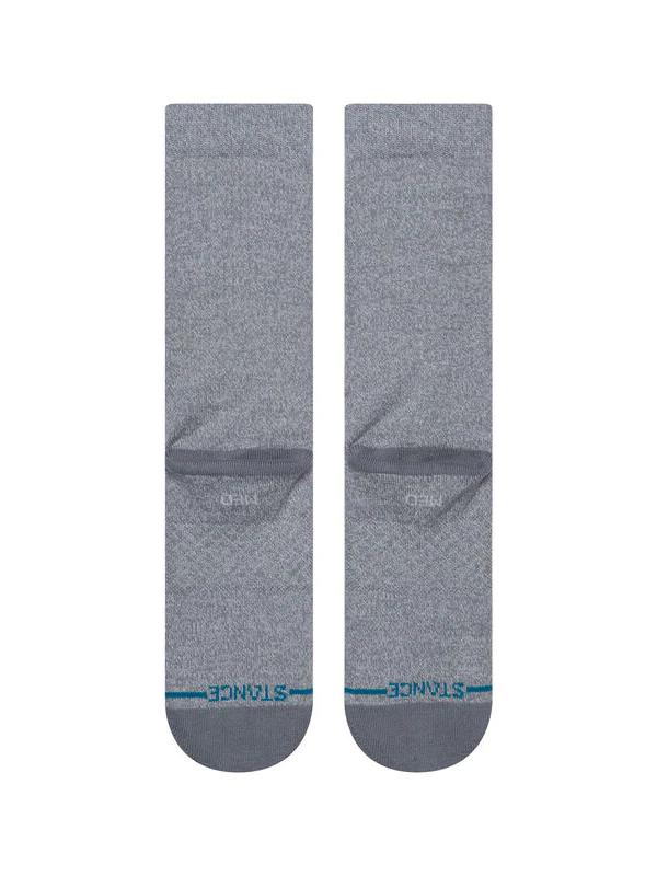 STANCE ICON CREW SOCKS GREY/HEATHER