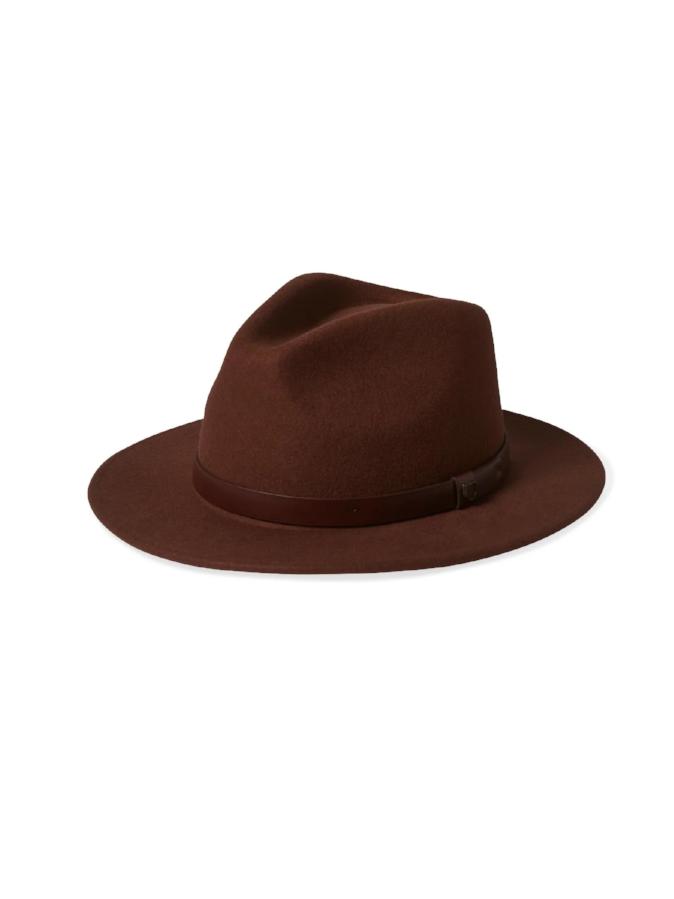 BRIXTON MESSER FEDORA SEPIA