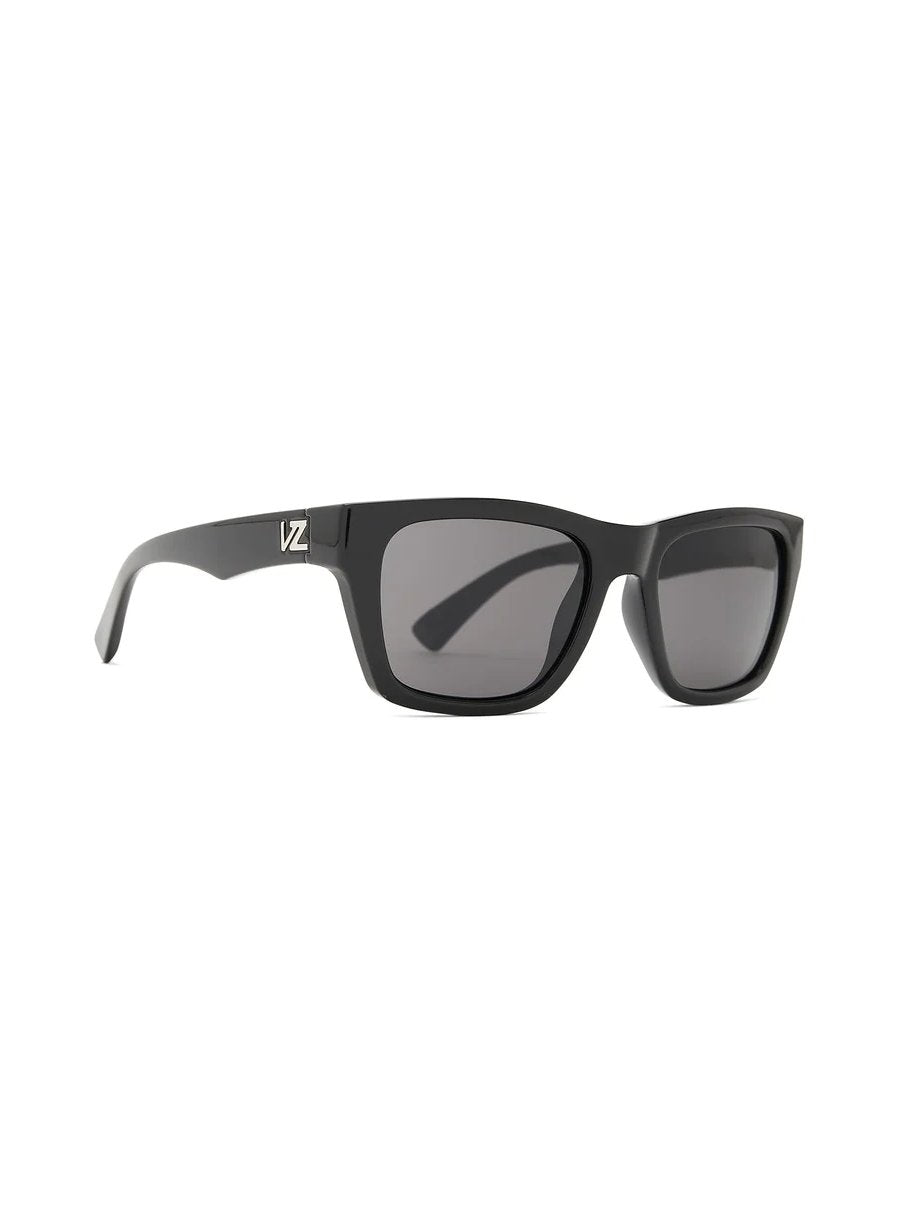 VON ZIPPER MODE SUNGLASSES BLACK GLOSS GREY DETAIL