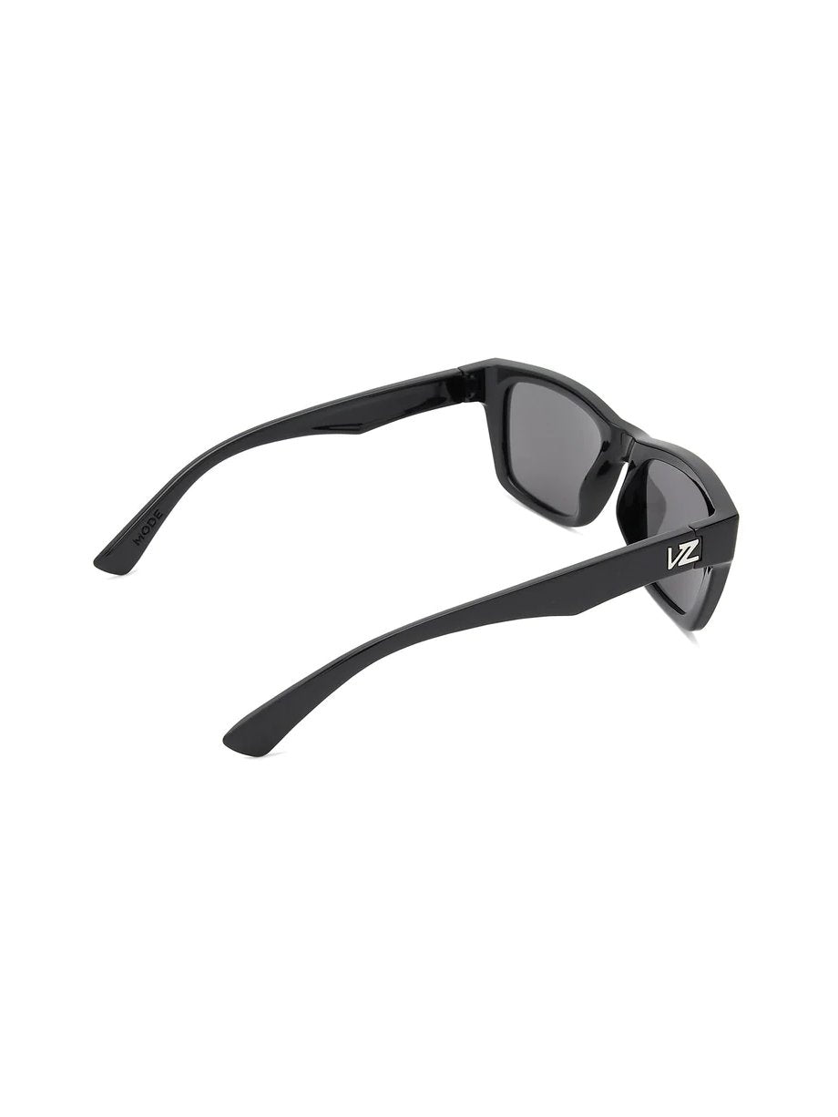 VON ZIPPER MODE SUNGLASSES BLACK GLOSS GREY DETAIL