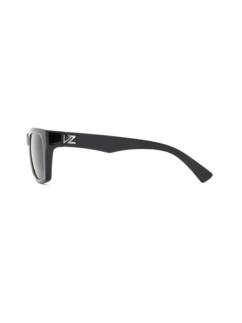 VON ZIPPER MODE SUNGLASSES BLACK GLOSS GREY SIDE