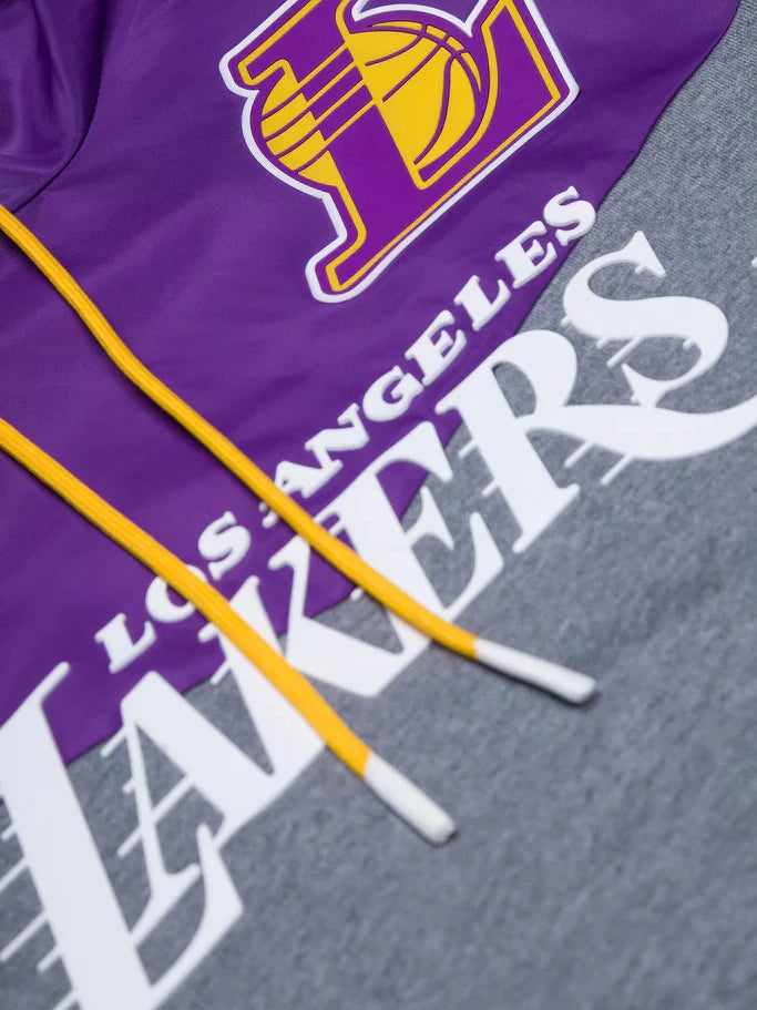 PUPIL APPAREL LAKERS TEAM SHORT SLEEVE HOODIE