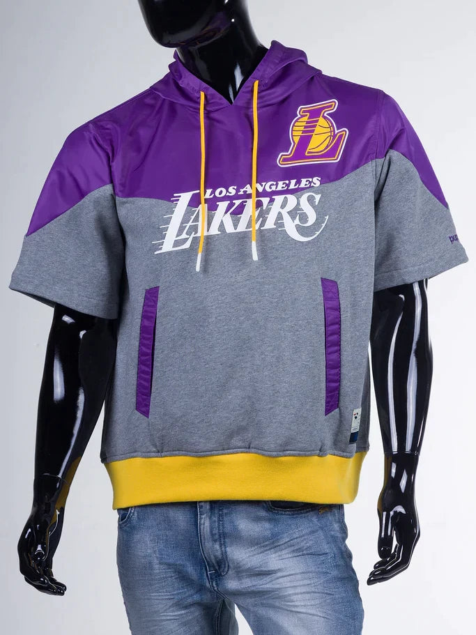 PUPIL APPAREL LAKERS TEAM SHORT SLEEVE HOODIE