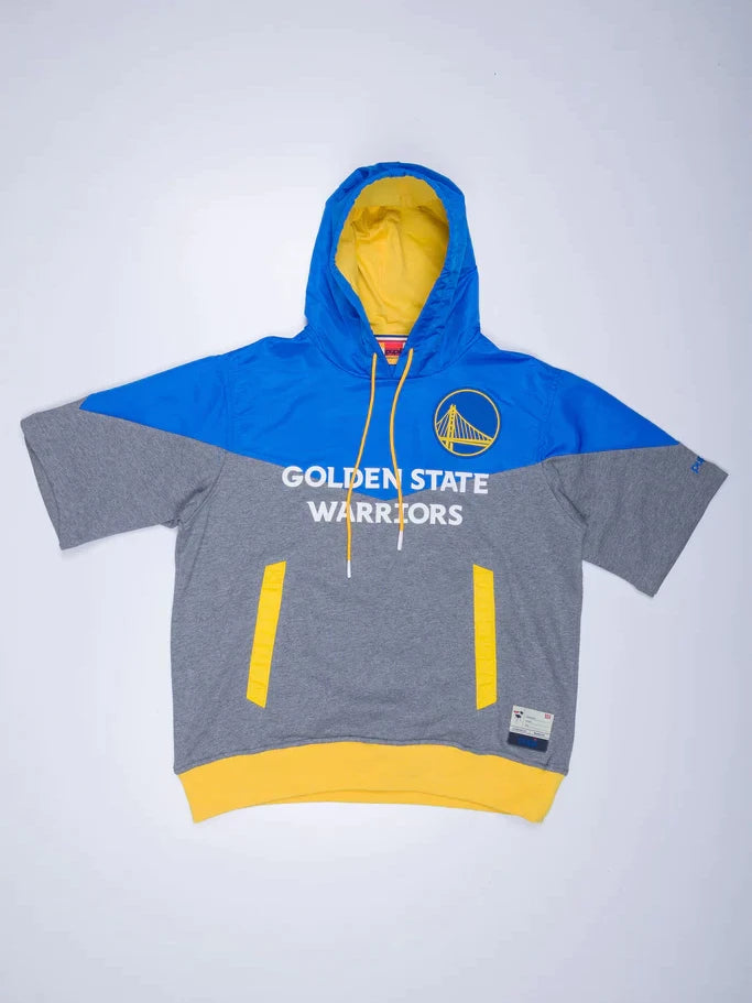 Golden state short sleeve hoodie best sale