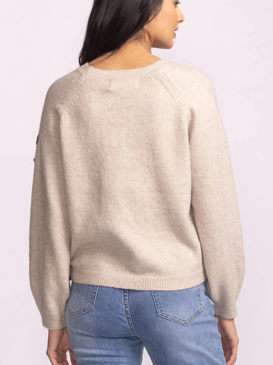 PINK MARTINI MON CHERRY SWEATER BEIGE