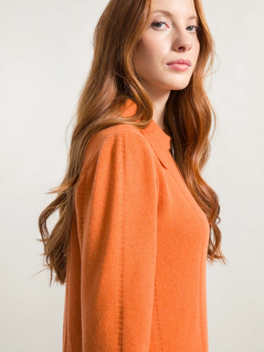 RIFO LISA SWEATER DRESS ORANGE