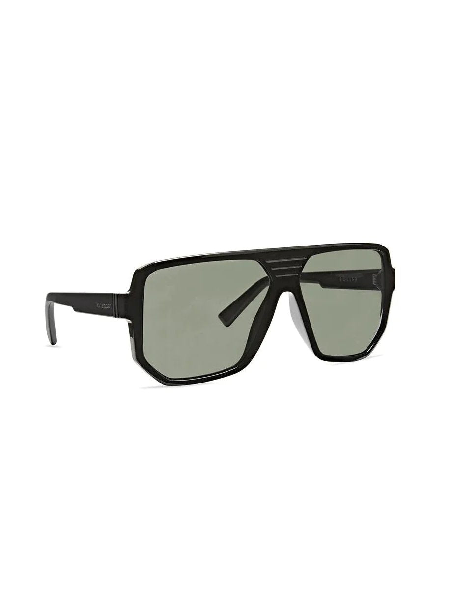 VON ZIPPER ROLLER SUNGLASSES BLACK GLOSS GREY DETAIL