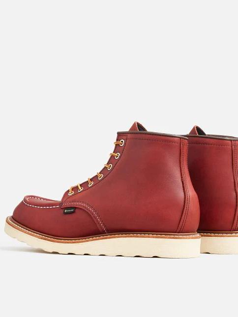 RED WING SHOES HERITAGE 8864 GORE-TEX 6-INCH CLASSIC MOC RUSSET