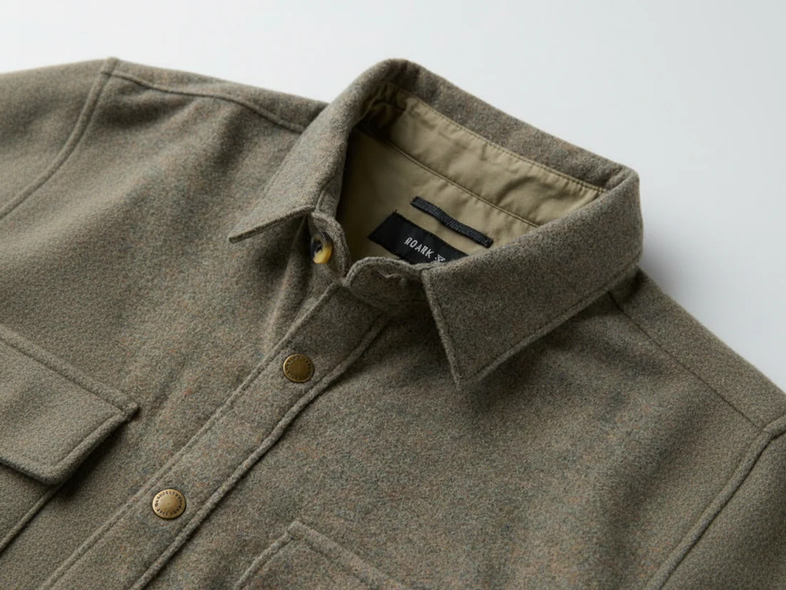 ROARK NORDSMAN FLANNEL DUSTY GREEN