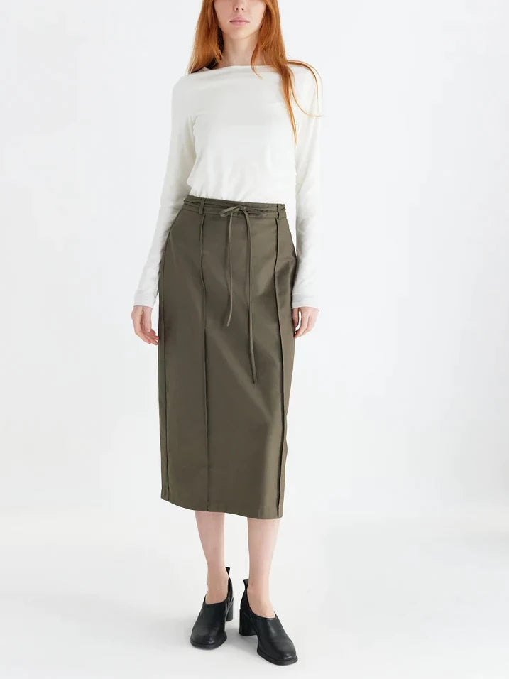 ALL ROW REINNE SKIRT OLIVE