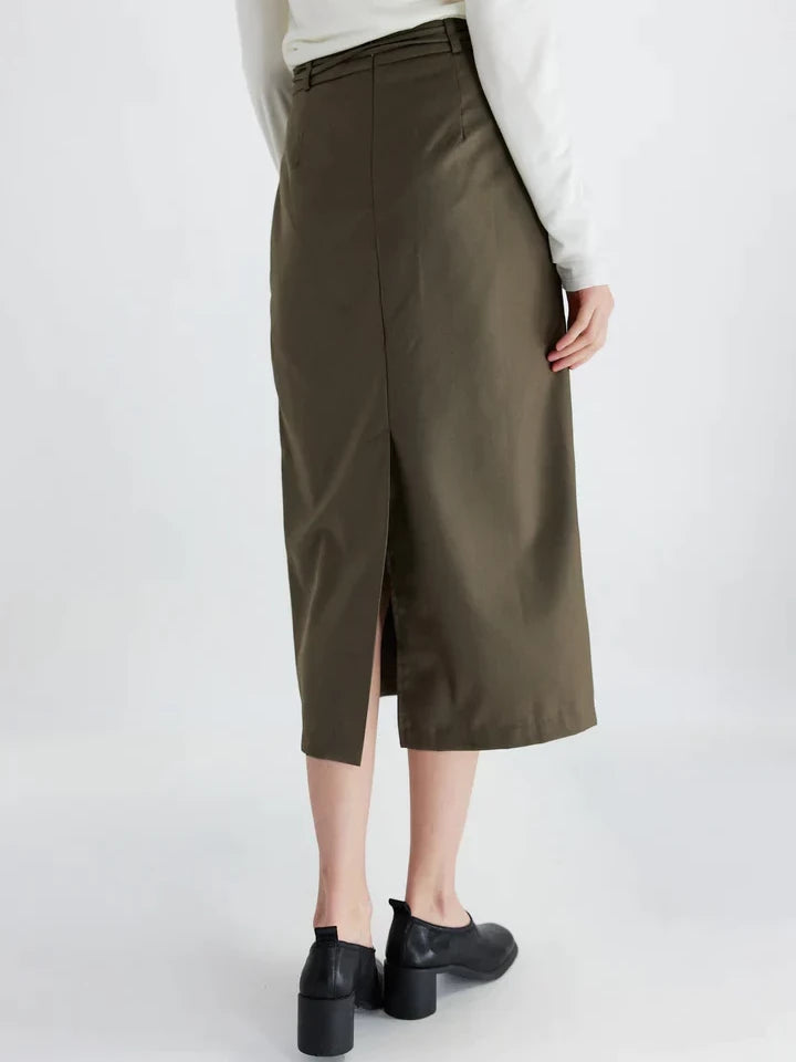 ALL ROW REINNE SKIRT OLIVE