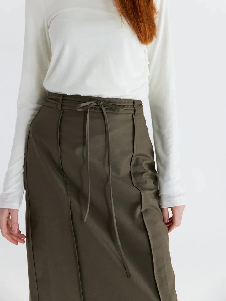 ALL ROW REINNE SKIRT OLIVE