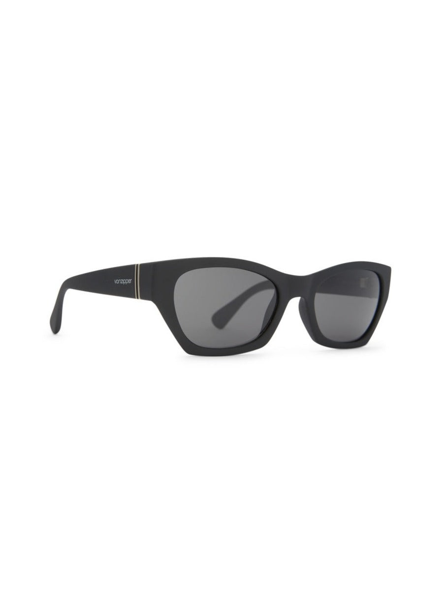 VON ZIPPER STRAY SUNGLASSES BLACK GLOSS/GREY