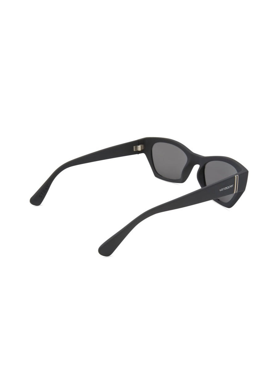 VON ZIPPER STRAY SUNGLASSES BLACK GLOSS/GREY