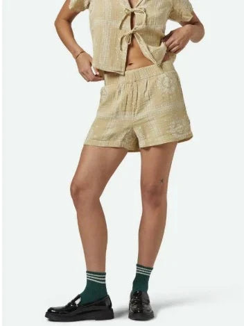 BRIXTON WANDERING SHORT PALE KHAKI BANDANA