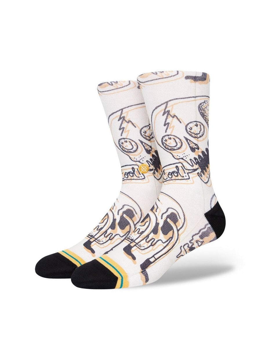 STANCE TALKIN HEADS VINTAGE WHITE