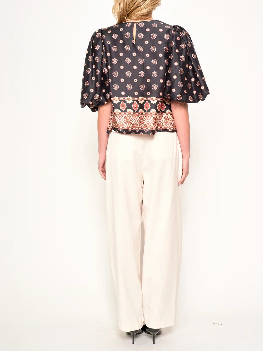 dRA MINORI TOP CHARCOAL FROST