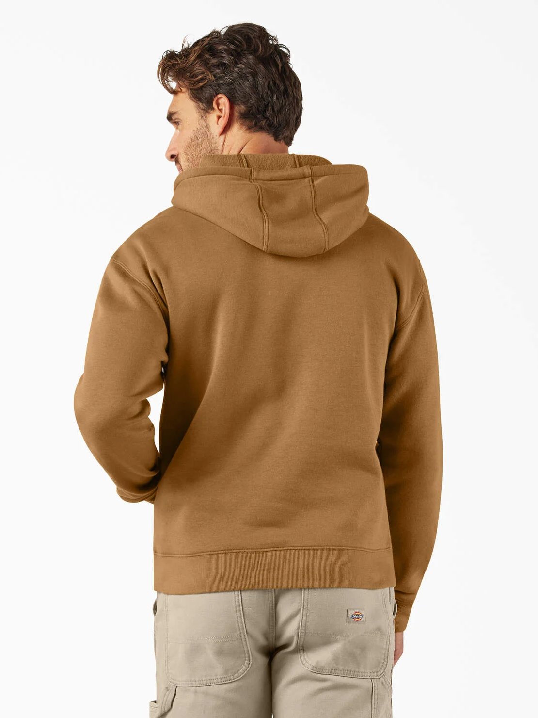DICKIES MIDWEIGHT FLEECE HOODIE BROWN DUCK