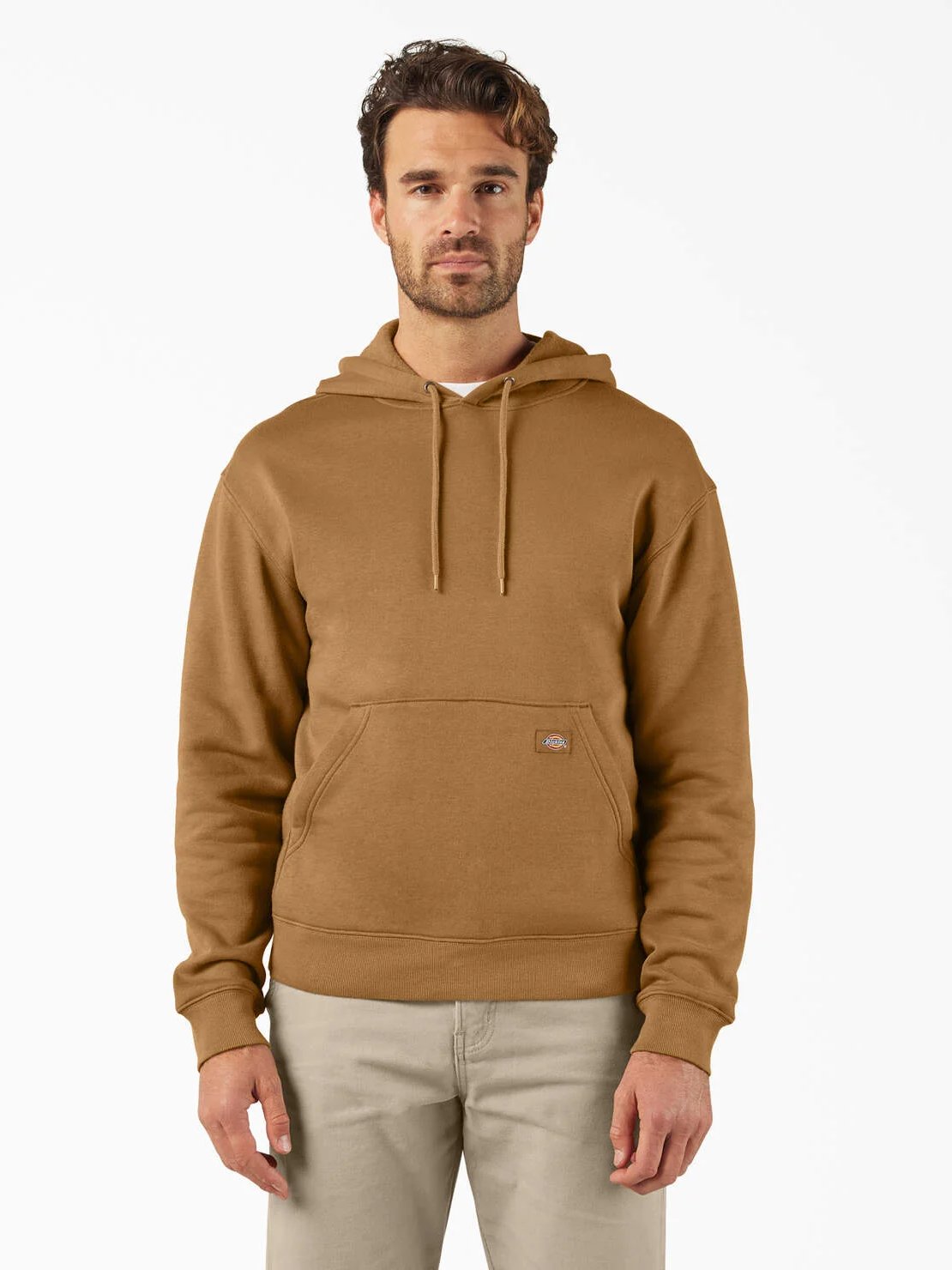 DICKIES MIDWEIGHT FLEECE HOODIE BROWN DUCK