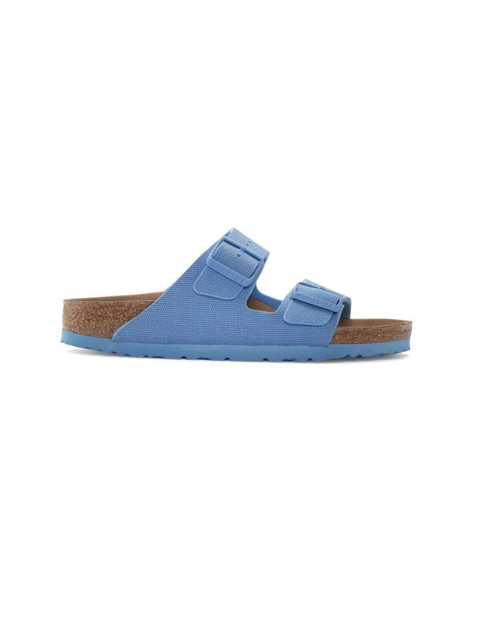 BIRKENSTOCK ARIZONA VEGAN CANVAS SKY BLUE