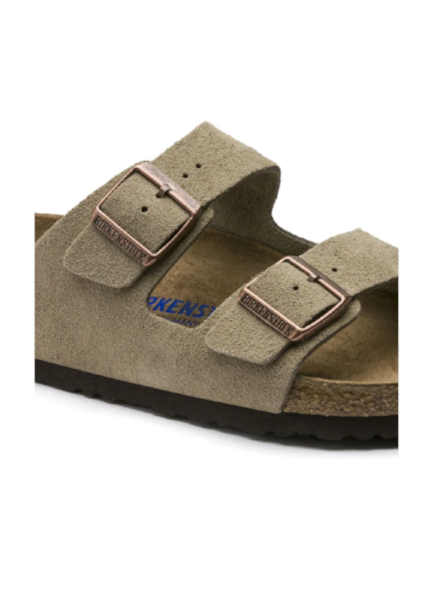 BIRKENSTOCK ARIZONA SFB SUEDE LEATHER TAUPE