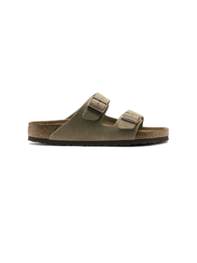 BIRKENSTOCK ARIZONA SFB SUEDE LEATHER TAUPE