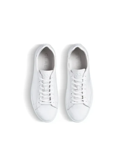 CLAE BRADLEY ESSENTIALS TRIPE WHITE LEATHER